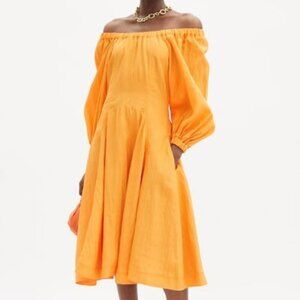 Rejina Pyo Mika Dress in Orange Size 12 NWT